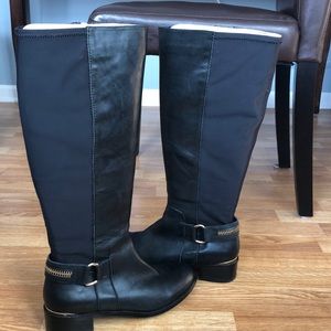 Steve Madden Black Leather Boots
